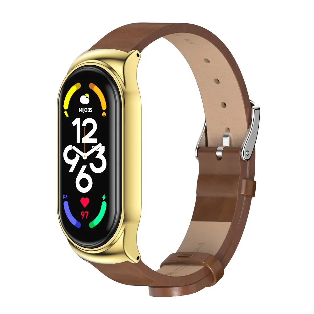 Elegant PU Leather Strap for Smart Bracelet Watchband Accessories