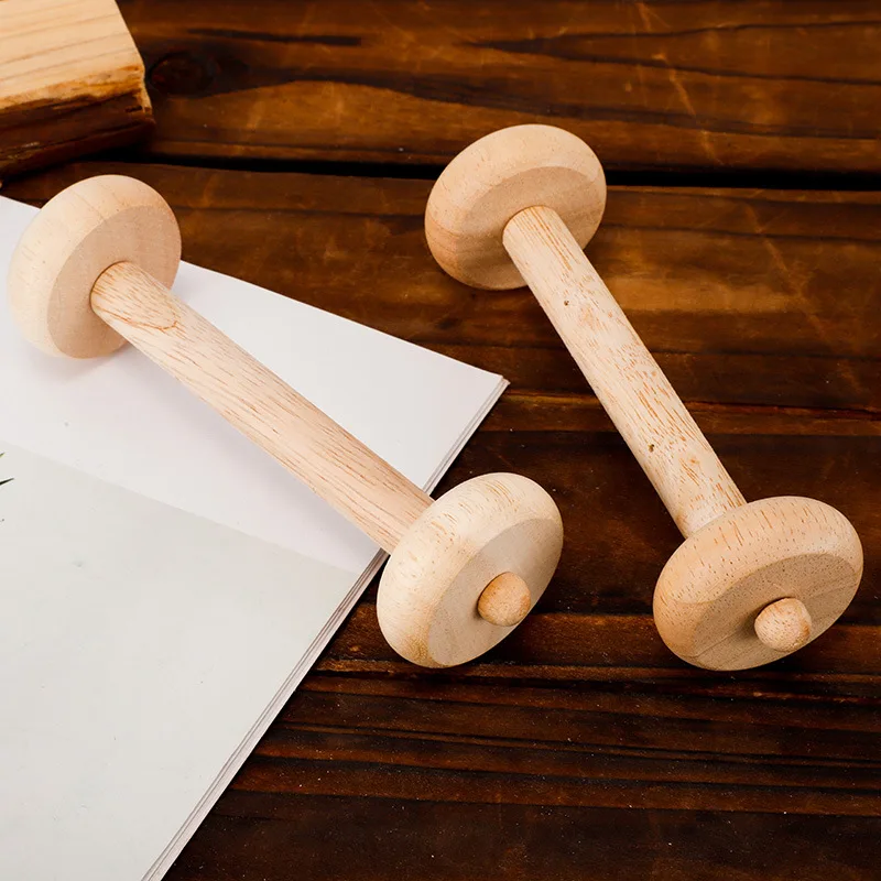 

XIHATOY Solid wood toys, beech wood wheels, wooden wheels, children's toys, wooden wheels, wooden crafts