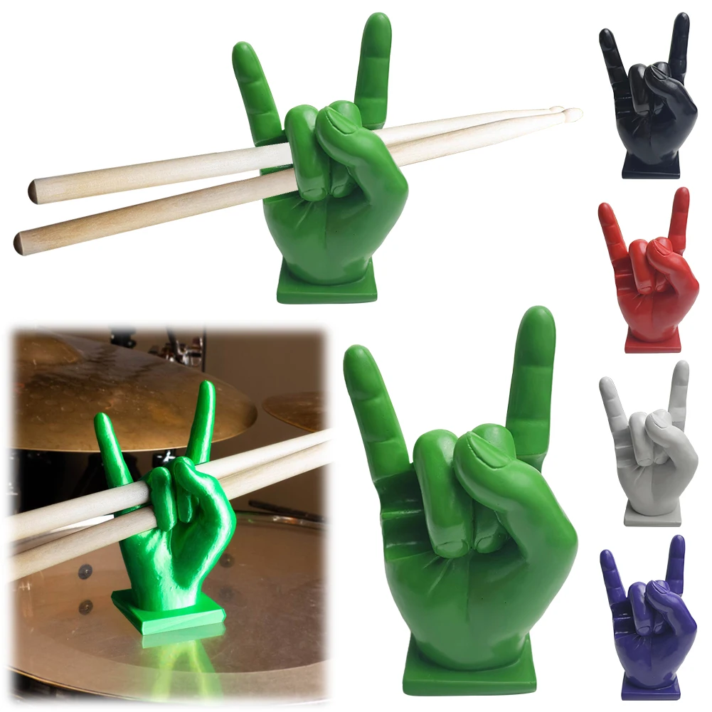 Drumstick Stand Funny Drumsticks Display Storage Resin Stand Room Decor Rock Hand Drumstick Holder Creative Organizer