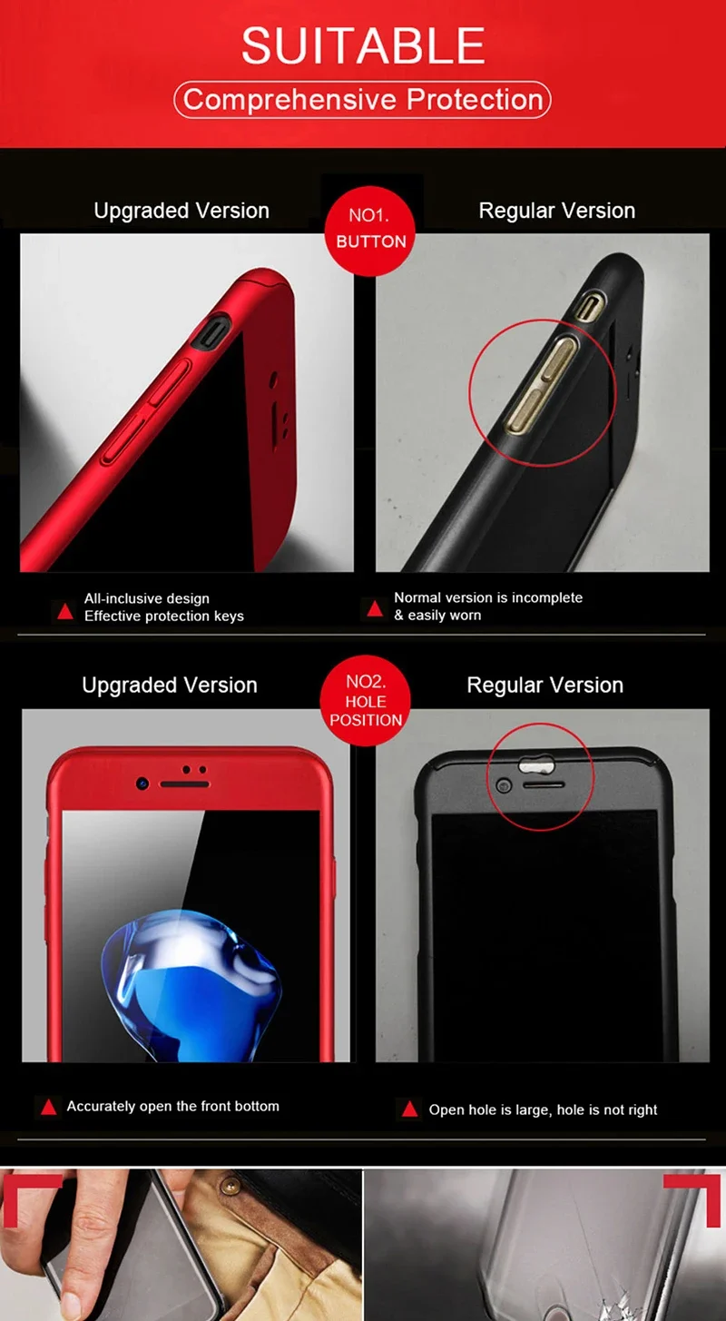 360 чехол для iPhone 13 12 11 Pro Max XR X XS 8 7 6 Plus 3 в 1 ...