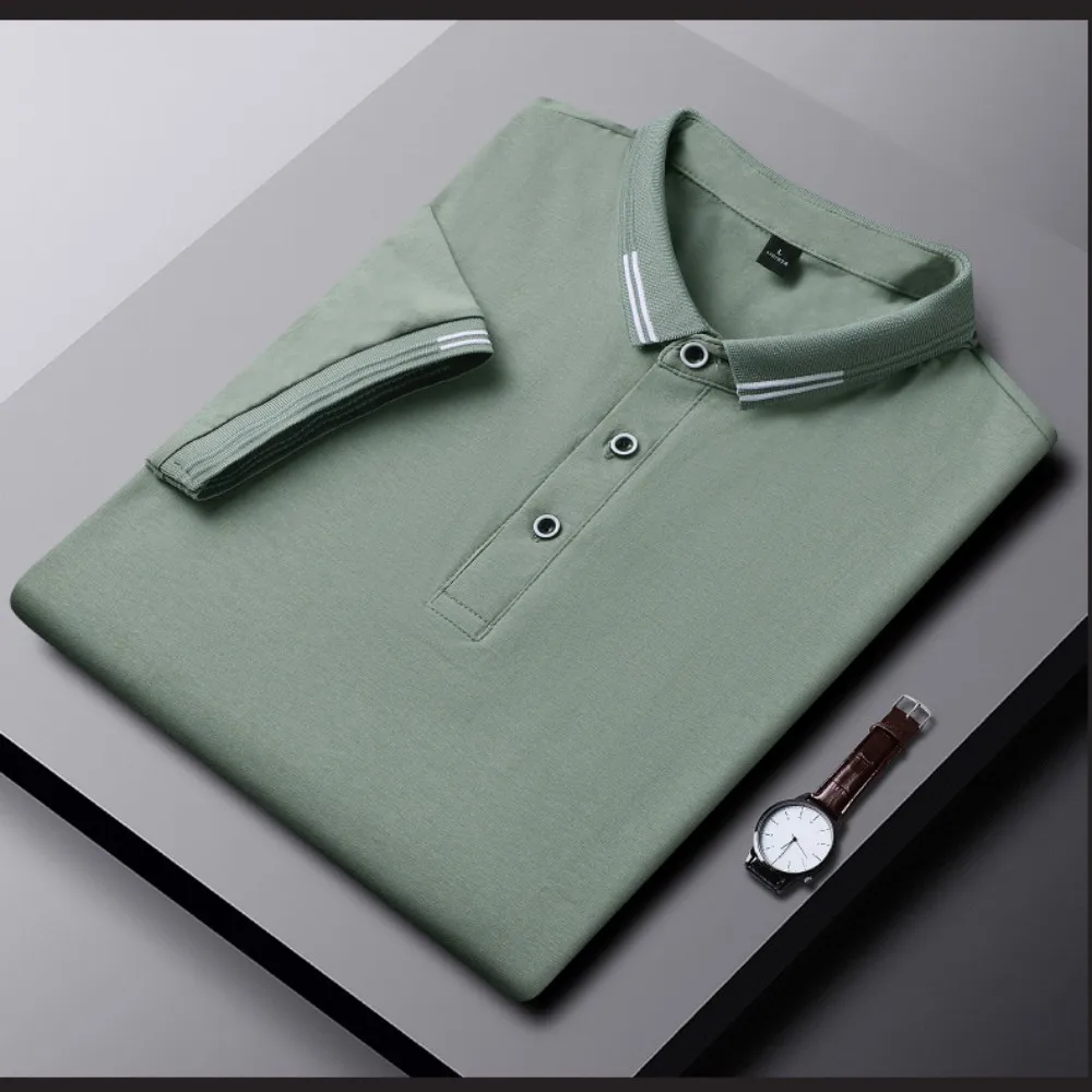 

Классическая рубашка-поло для гольфа из чистого хлопка, Лидер продаж лета 2024, Высококачественная удобная повседневная рубашка-поло с коротким рукавом для меня