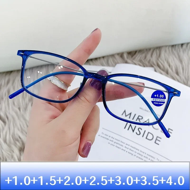 

Unisex Classical Flexible Reading Glasses Men Women Ultralight TR90 Frame Eyeglasses Presbyopia Eyewear Diopter +1.0 to +4.0