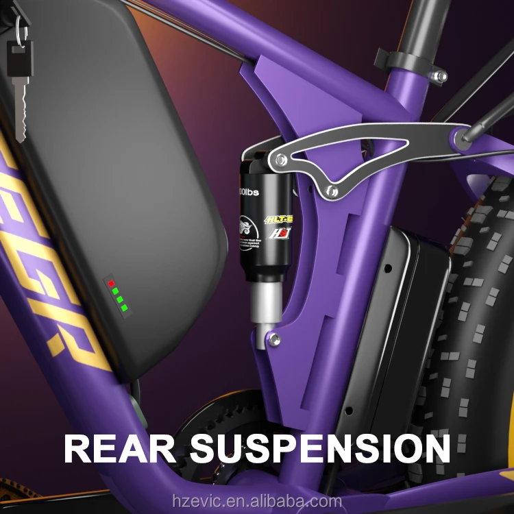 Road Oem Odm Electric Bicycle Long Range for Adult 48V 2000W 1000W 22.4Ah Dual Suspension Fat Tire E Bike Mountain Electric Bike 5