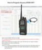 Anysecu W360 IP68 Water-proof Two Way Radio with Active View Screen Design VHF 136-174MHz or UHF 400-520MHz 5