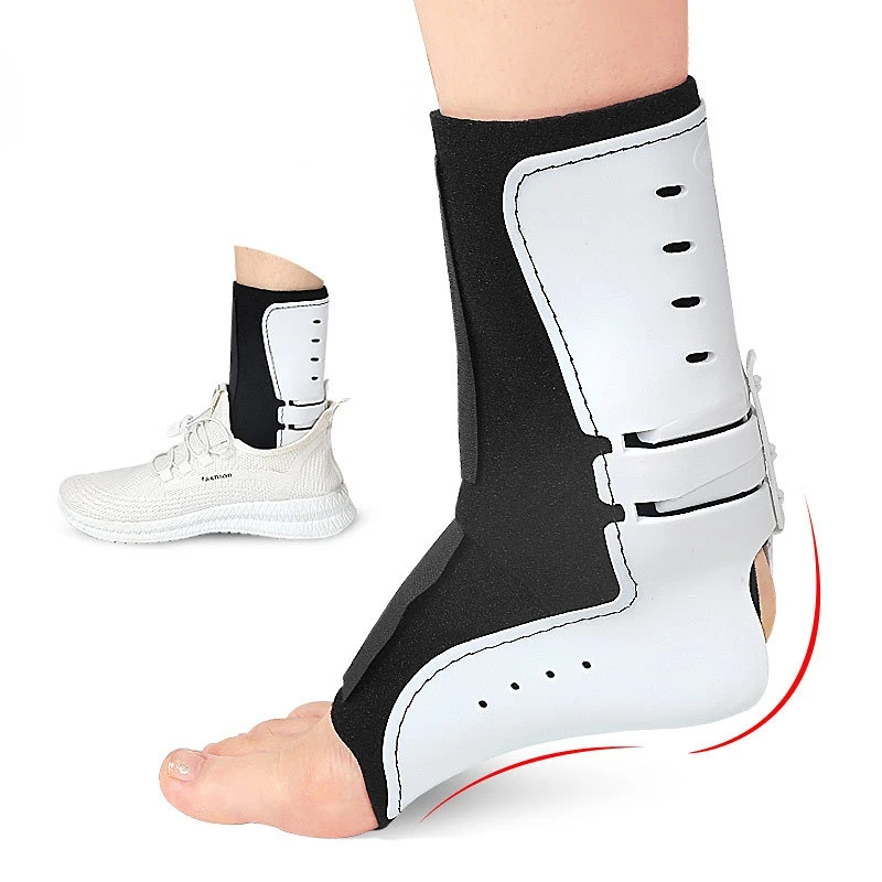 Adjustable Foot Droop Splint Brace Orthosis Ankle Joint Fixed Strips
