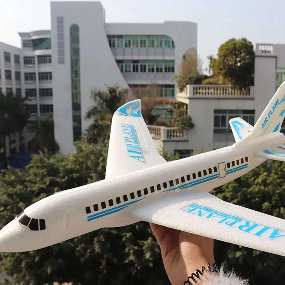 New 49*45cm Foam Glider Airplane Large 2 Colors Outdoor Toy Flying Toy Outdoor Hand Throwing Toys 3
