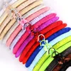 1PC Satin Padded Clothes Hanger Silk Wrapped Coat Rack Wrinkle Non-slip Coat Hanger Dress Clothes Sponge Hanger 1