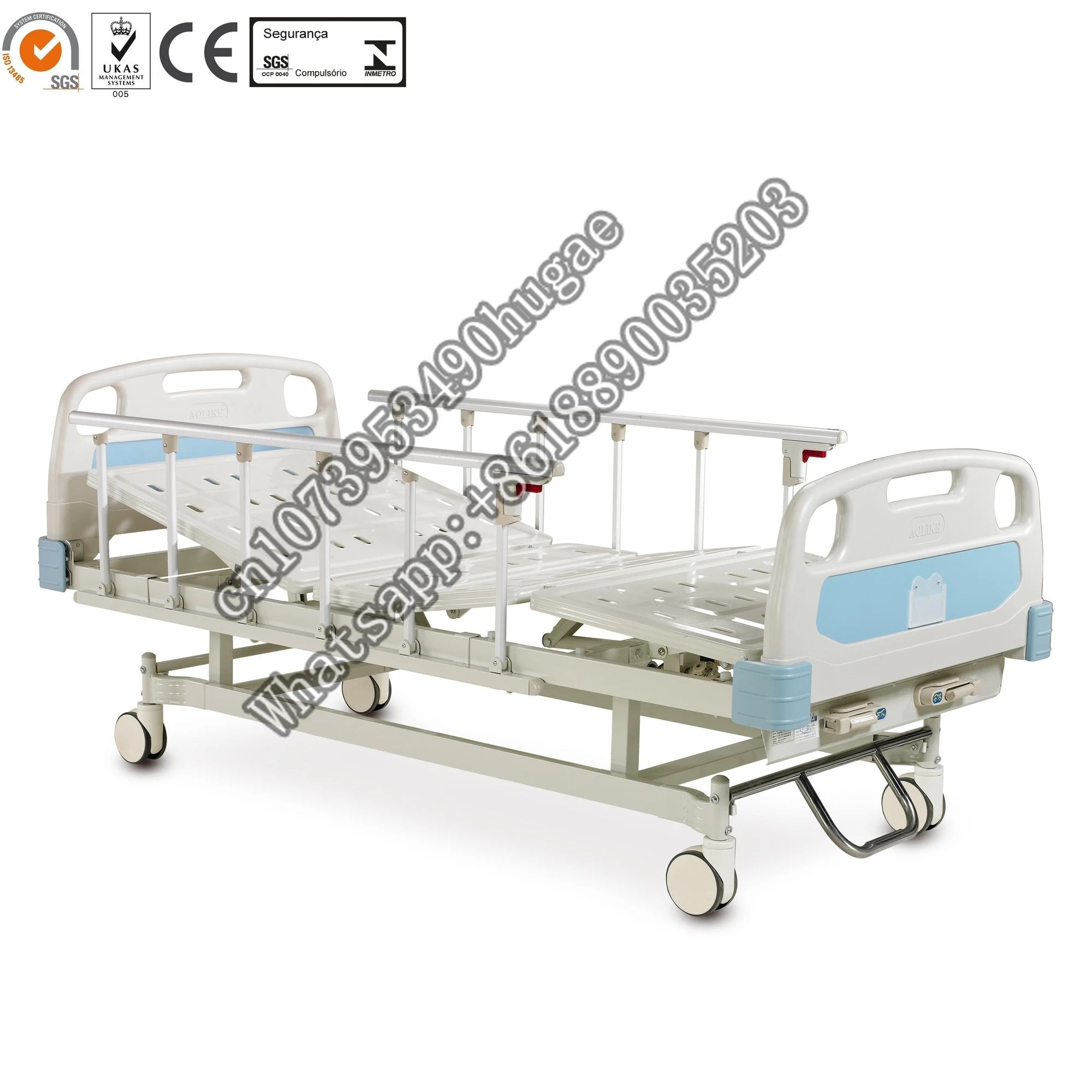 CheapHospitalBedsforSaleCentralBrakes2FunctionCrankManualBed.jpg