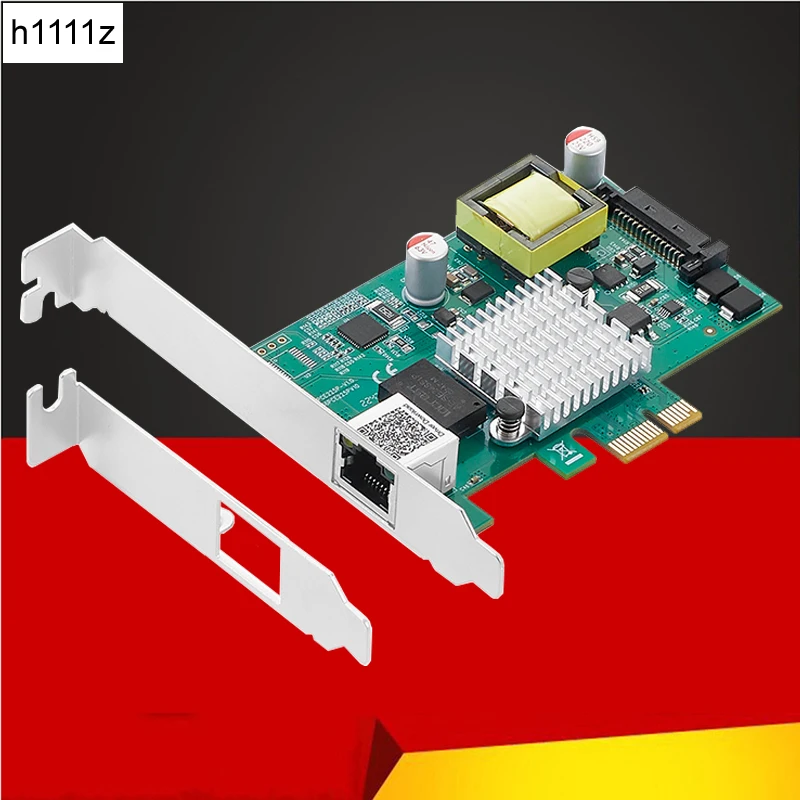 

Сетевая карта 2,5 ГБ PCI Express X1 на RJ45 POE Gigabit Ethernet Lan адаптер Гбит PCI E NIC рамка захват Intel I225 чип для ПК