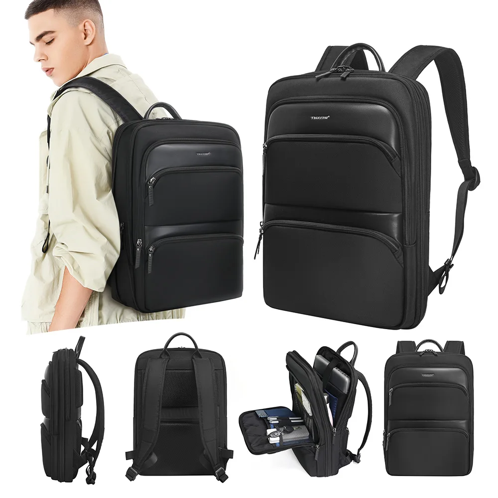 Tigernu T-B9121 Expandable Travel Backpack Waterproof Male 15.6 inch Laptop Mochilas Knapsack - Image 2