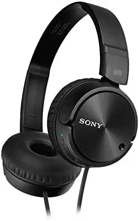 Sony ZX Series MDR-ZX110NC Basic Noise Cancelling On-the-Head Dynamic Headphones - Black