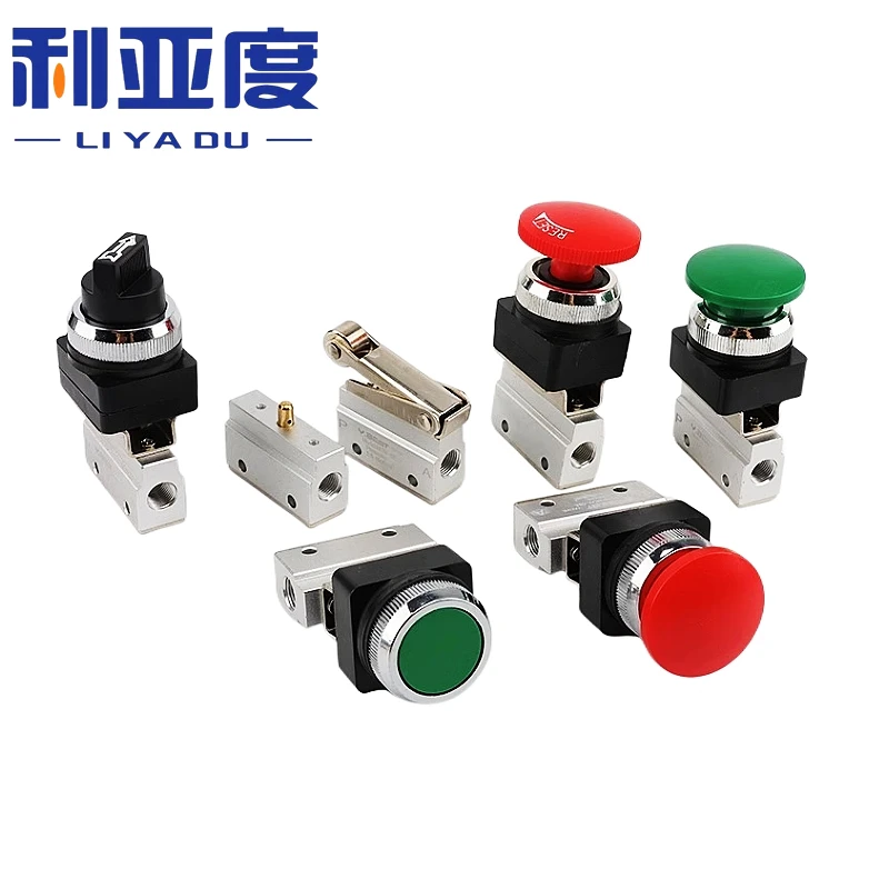 

MOV-02 MOV-01 MOV-03 MOV-03A pneumatic valve Manual Air Switch Button Roller Type Mechanical Pneumatic Reversing valve