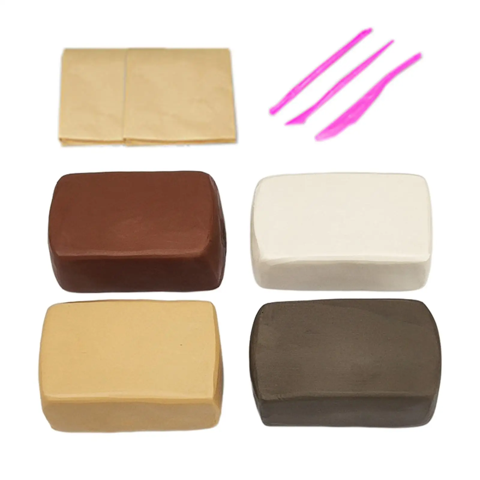 Pottery Clay Crafting Clay Tools Throwing Polymer Air Hardening for Beginners Artists School Projects DIY Crafts