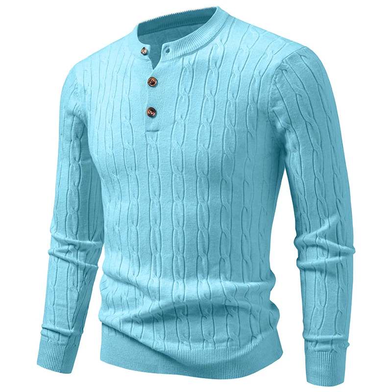 Fashion Autumn Winter Men Sweater Knit Pullovers Solid Crew Neck Slim Fit Casual Knitted Sweaters Long SLeeve Couple Knitwear