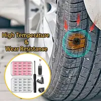 Self-Service Tire Repair Nails For Flat Tires,Rubber Tire Plugs Vacuum Puncture Repair Kit For Motorcycle Tire Repair Screws