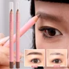 4pcs High Pigmented Eyeliner Pencil 4 Colors Hard Refill Black Brown Eyeliner Eyebrow Pencil Long-Lasting Eye Makeup Cosmetic 3