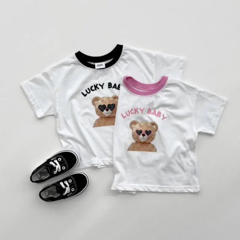 Летние новые детские футболки с коротким рукавом