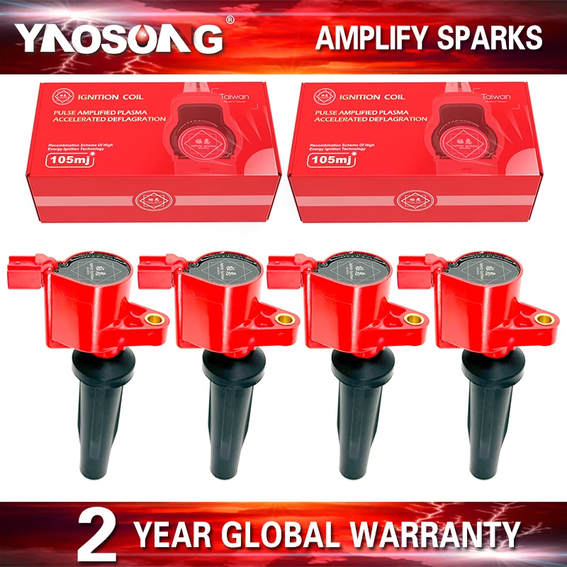 4-Pack Ignition Coils For Ford Escape/Transit/Focus 2.0L/2.3L - Replaces DG541, DG507, FD505, UF621 10 thumbnail image