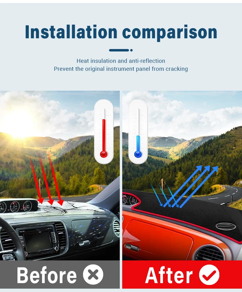 Copricruscotto Per VW New Beetle 2003-2011 - Anti Graffio E Anti Riflesso - Foto 11