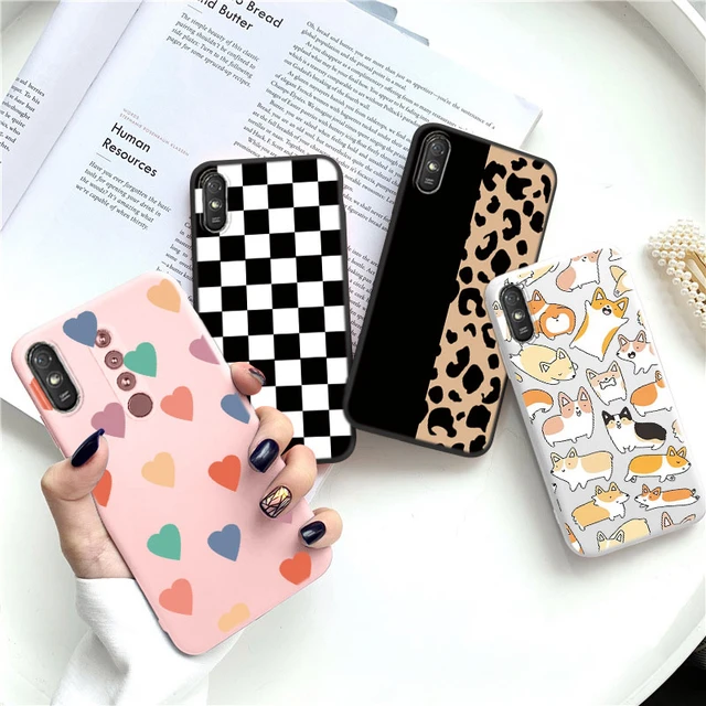 Funda trasera de silicona para teléfono Xiaomi Redmi 9A 9AT