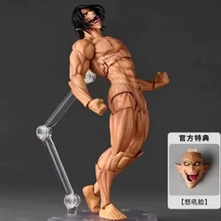 Anime Attack On Titan Articulated Action Figure Collectible Anime Character Figurine Desktop Decor Gift (Alan)