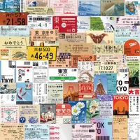 10/30/60PCS Japan Tokyo Stamp Stickers Collection Graffiti Decals DIY Laptop Phone Notebook Suitcase Iconic Stickers Classic Toy 1
