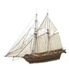 3-D Wooden Puzzle DIY Ship Craft Model Kits for Teenager Adult Pre-cut Assembly Building Toy Sailing Boat Kits Kids Gift 1