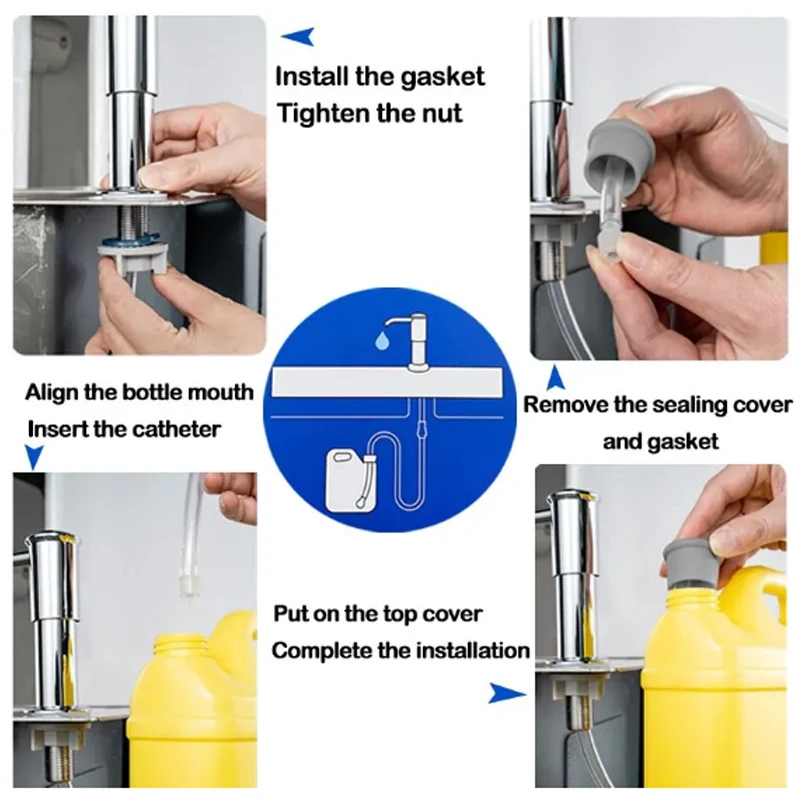 Soap Dispenser Dish Kitchen Sink Countertop Soap Dispenser Pump 40