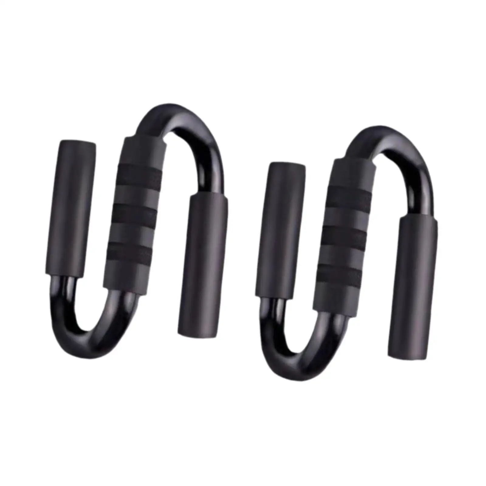 2Pcs Push up Bar Pushup Racks Planks Calisthenics Metal Foam Grips Push up Handles for Muscle Training Travel Home Workout