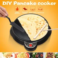 650W 23CM Electric Crepe Maker Pizza Pancake Making Machine Non-Stick Griddle Baking Pan Household Kitchen Cooking Tools 220V 2
