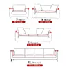 thick sofa protector Jacquard solid printed sofa covers for living room couch cover corner sofa slipcover L shape 2