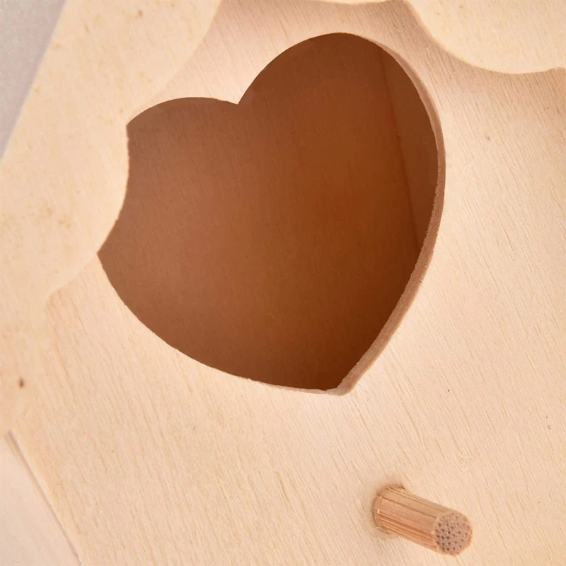 Bluebirds House Solid Wood Birdhouse Hanging Bird Nest Designed with Entrances and Perches for Small Birds bird house,bird nest