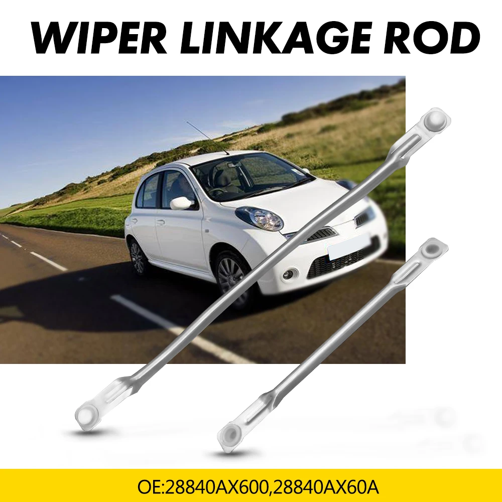 Windscreen Wiper Motor Linkage Repair Arms Rod Replacement Fits For Nissan Micra K12 C+C 2005 2006 2007 2008 2009 2010 Durable