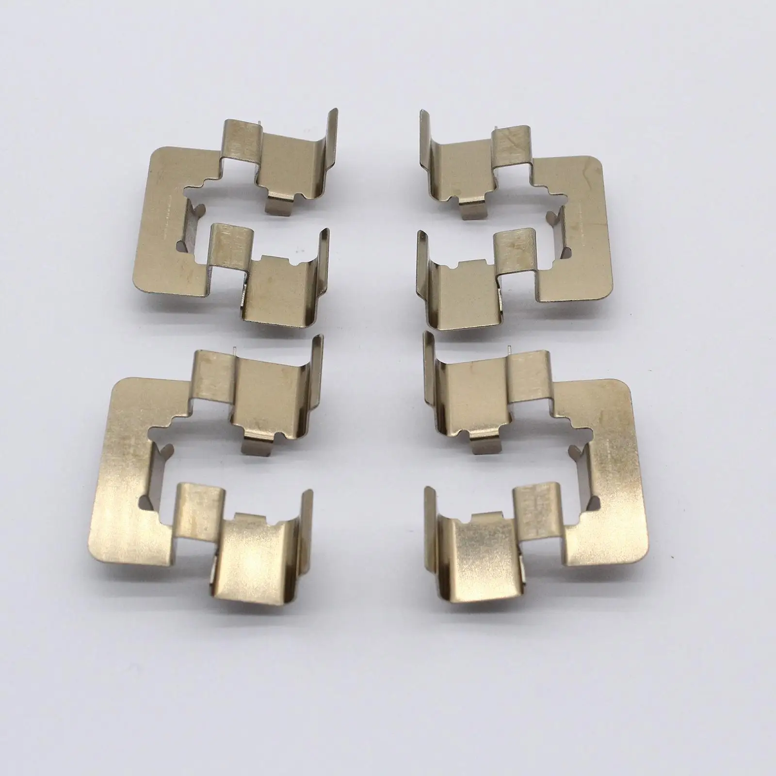 4 Pieces Rear Brake Pad Fitting Clips Brake Pad Circlip Brake Pad Anti Rattle 4 Pieces Rear Brake Pad Fitting Clips Brake Pad Circlip Brake Pad Anti Rattle