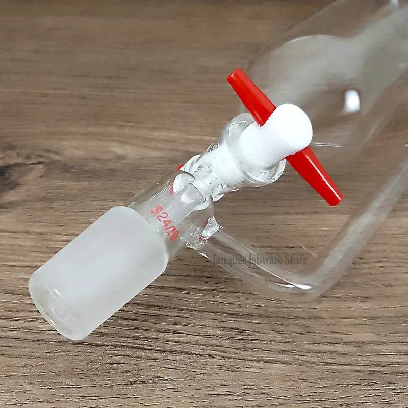 Lab Separatory Funnel 1pc 10ml to 1000ml Lab Constant Pressure Separating Funnel with PTFE piston Joint size: 19*19#, 24*24#, Dropping funnel