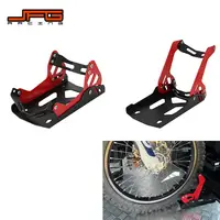 ⁦תושבת קבועה לגלגל הקדמי תמיכה קבועה לחניה לאופנועים חשמליים  שטח בגודל 8"-21"⁩ – תמונה ⁦3⁩