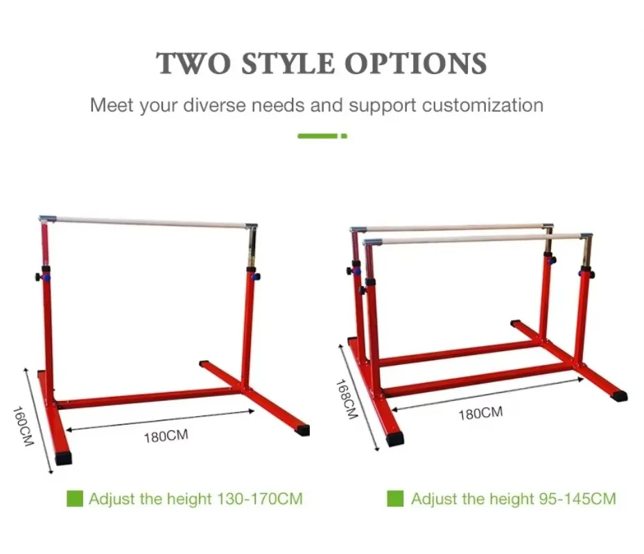 High Quality Cheap Outdoor Fitness Double Horizontal Bars