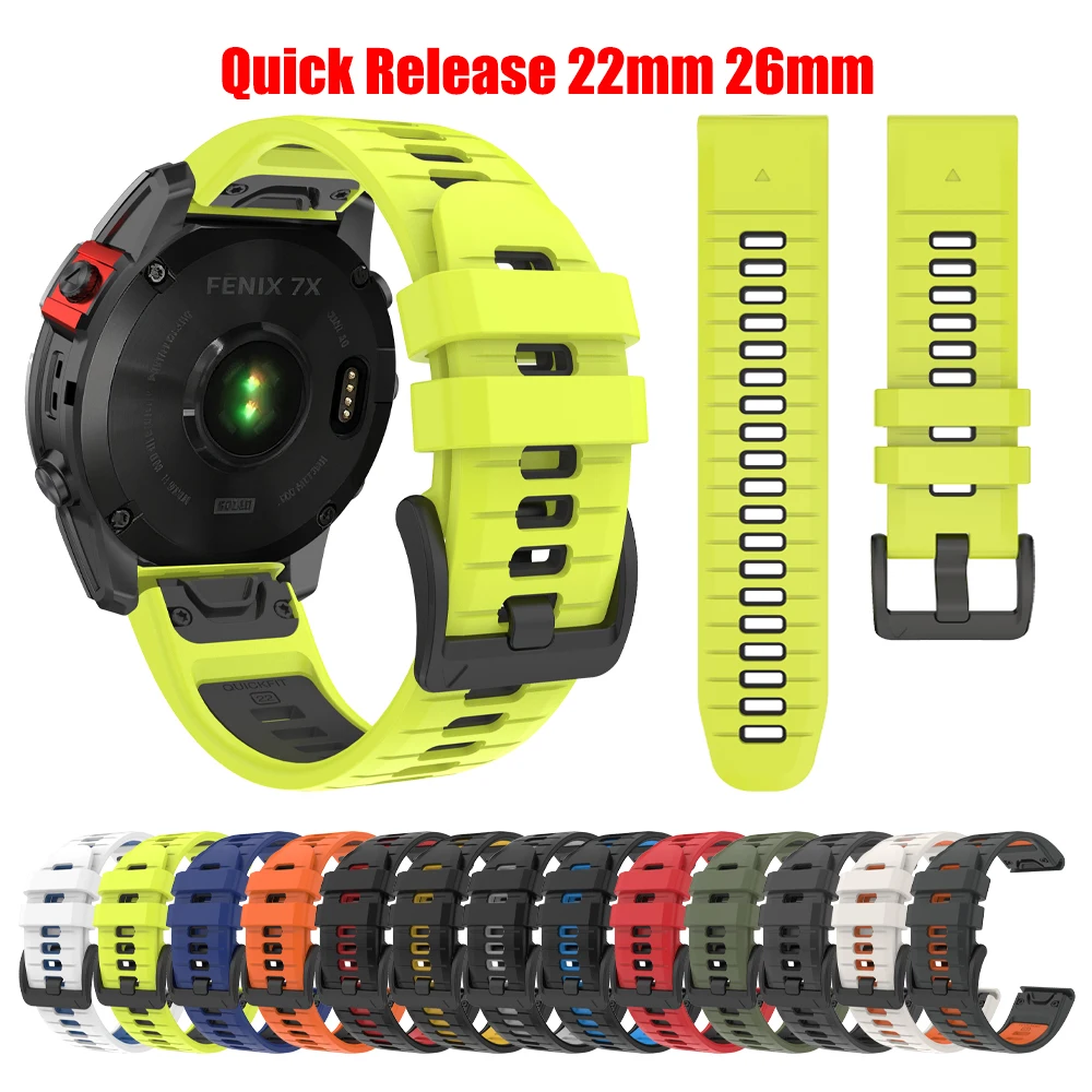 Premium Silicone QuickFit Watch Band - Versatile and Durable Strap Bracelet