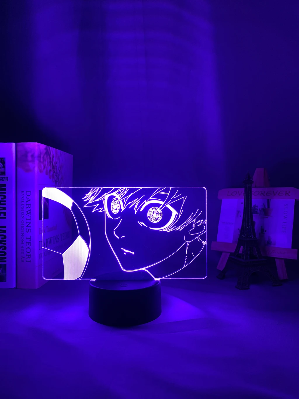 Anime Led Night Light Blue Lock Yoichi Isagi for Room Decor Nightlight Birthday Gift Bedside Manga 3d Lamp Blue Lock