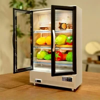 Doll House Furniture Model Miniature Fridge Decoration Mini House Refrigerator Decor 2