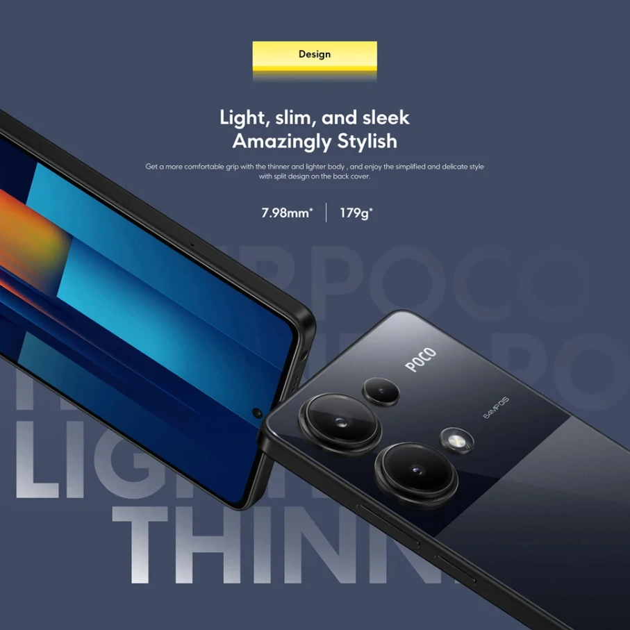 [20€ dto. Código: CDES20] POCO M6 Pro 4G Smartphone, MediaTek Helio G99 Ultra, Pantalla AMOLED de 6,67\