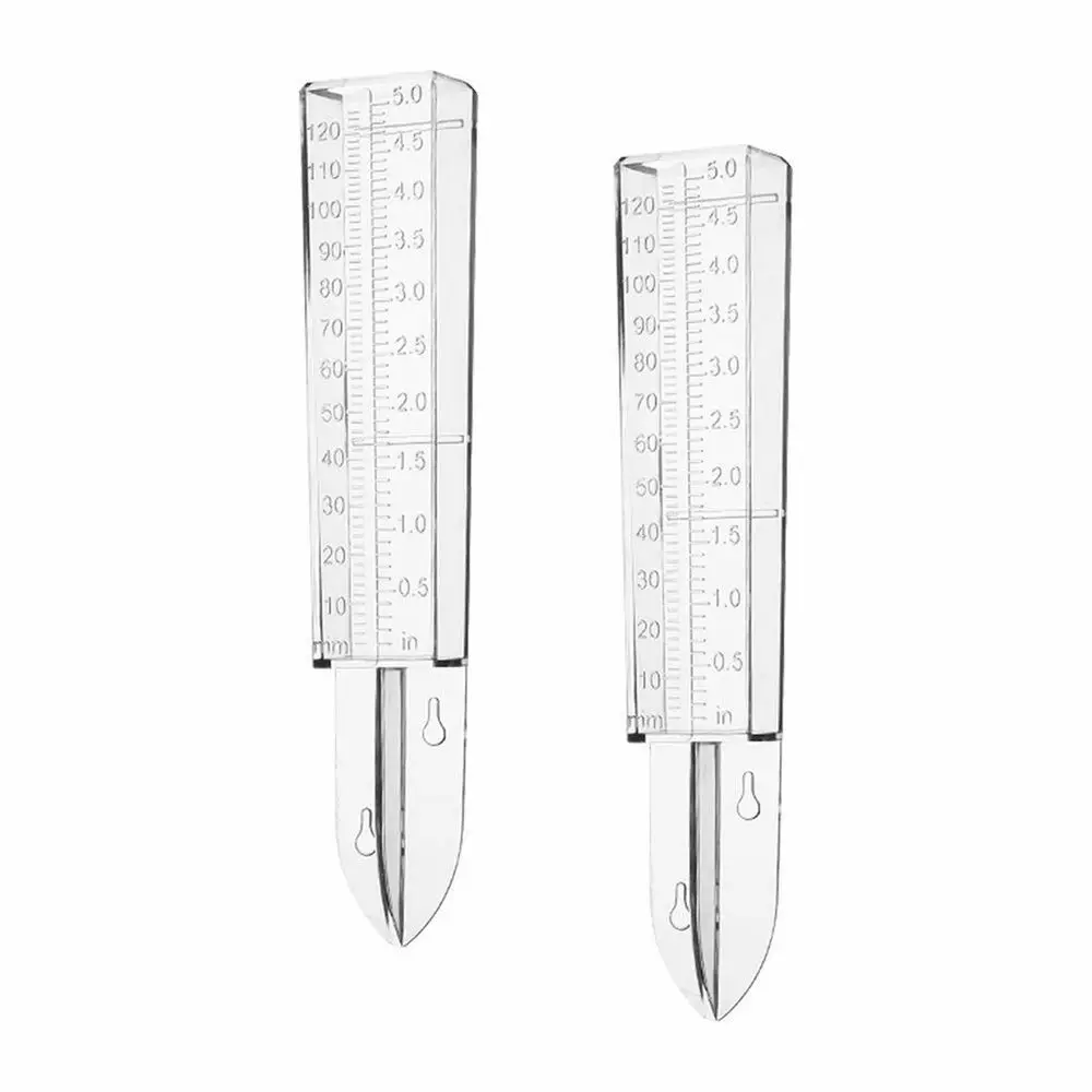 

Plastic Rain Gauges High Quality 120ml Transparent Weather Instrument Garden Tools Rain Meter Sprinkler