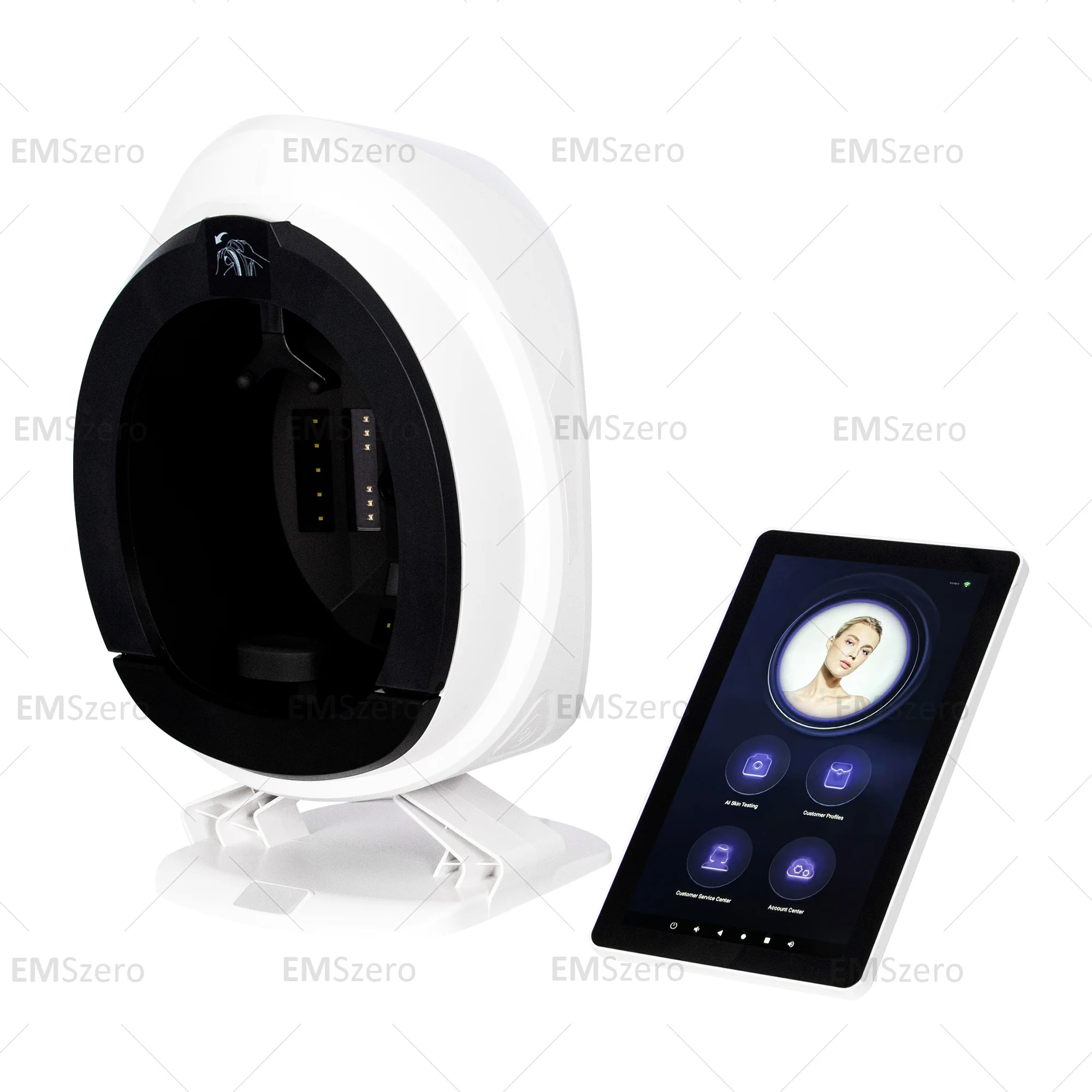 AISIA Q1 3D AI Facial Skin Analyzer Detection Skin Problem Diagnosis 8 Spectrum Professional Analysis Beauty Salon Equipment 3