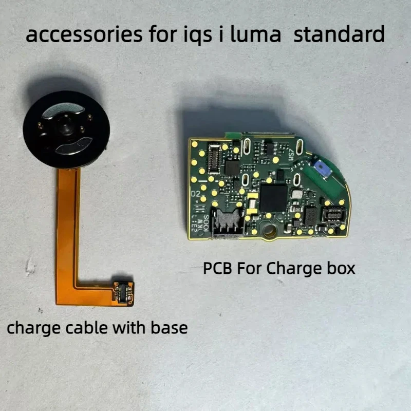 IQO I 루마 충전 박스용 오리지널 PCB, IQS I 루마 i 충전 박스용 수리 부품, 베이스가 있는 플랫 충전 케이블 포함