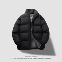 Couple Thickened Cotton Jacket Stand Collar Men's Fashionable Winter Outerwear Casual Loose Fit Chinese Brand Large Size