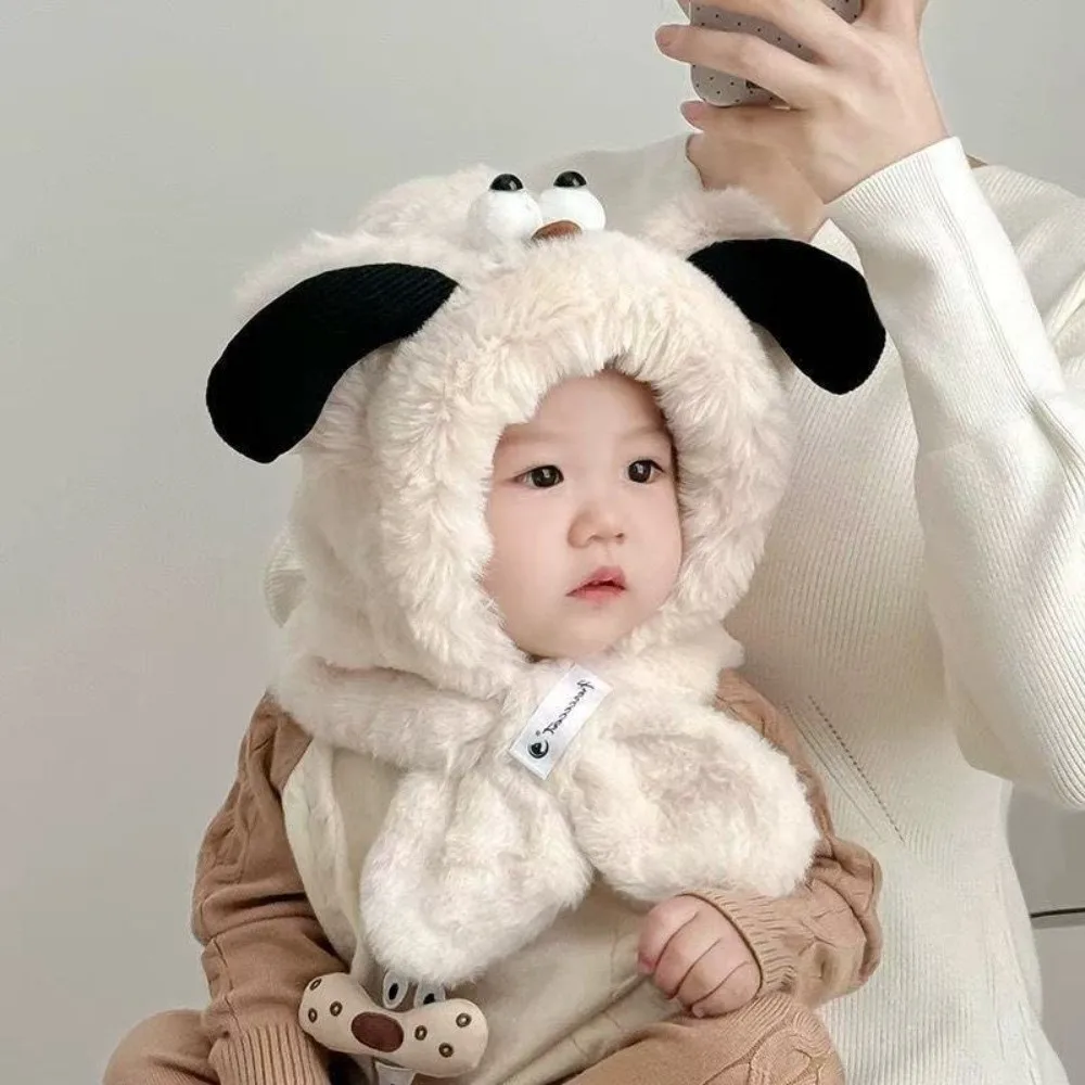 Polyester Kids Winter Warm Hat Scarf Set