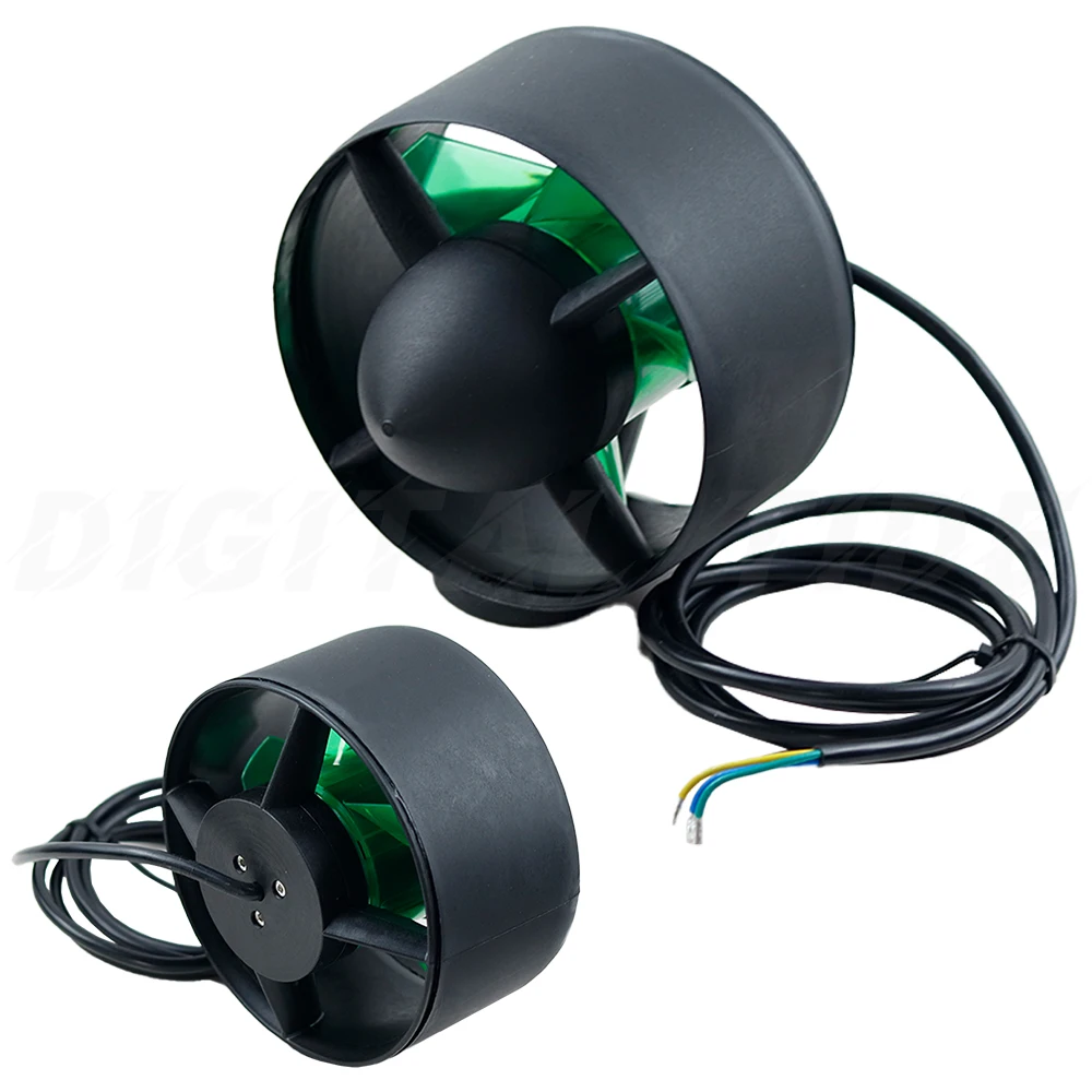 DIY 24V-48V 800W Underwater Thruster Brushless Motor 140Mm 5 Paddle Propeller 13