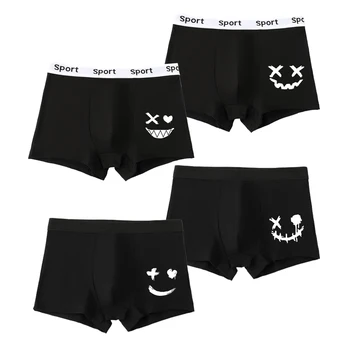 4pcs Boys Cotton Boxer Briefs – Soft & Breathable 1