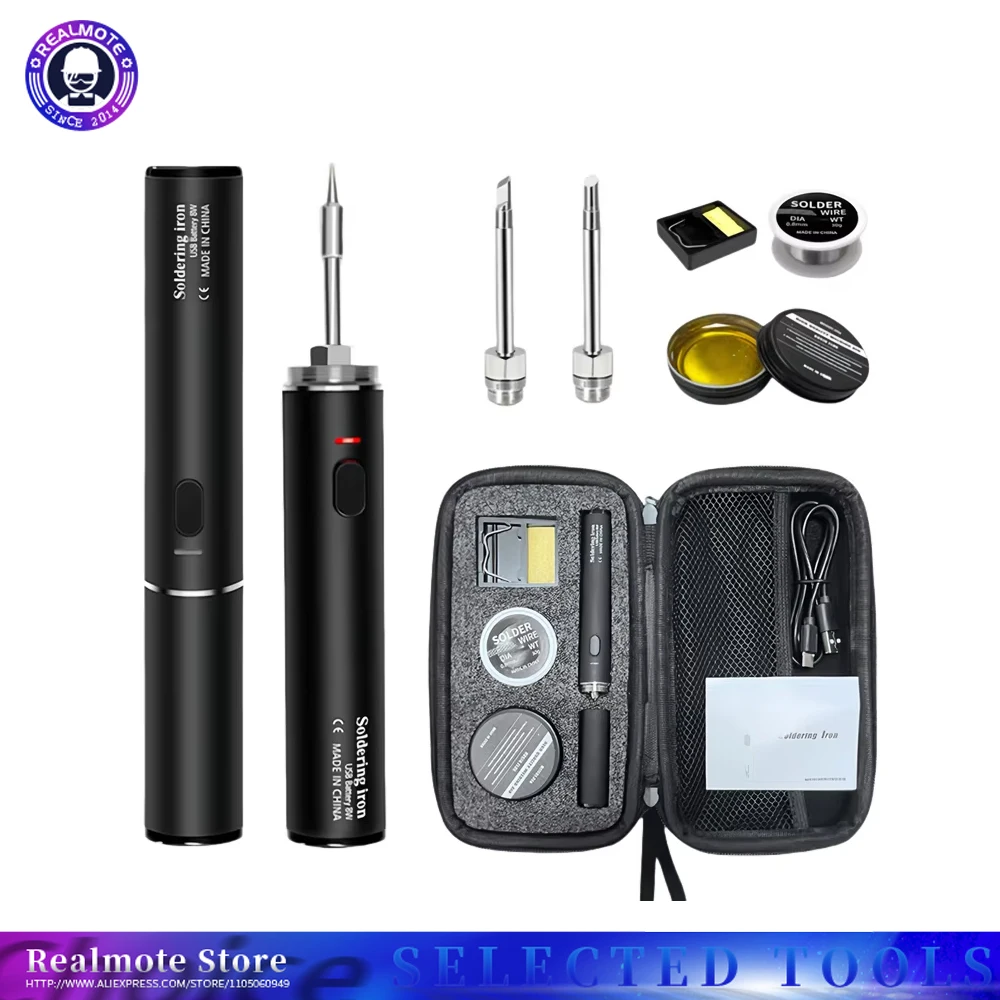 Беспроводнойнаборпаяльников5В,литиеваябатарея18350,зарядкачерезUSB,инструментдляремонта«сделайсам»,ручноерадио,регулируемаятемпература,быстрыйнагрев-AliExpress1420