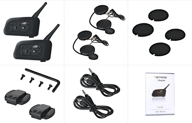 Dirt Bike Helmet MIMIRACLE V6 Pro Motorcycle Bluetooth Headset